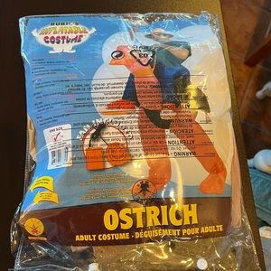 Ostrich blow up costume
